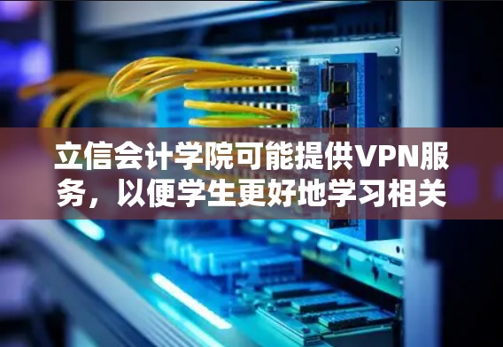 立信会计学院可能提供VPN服务，以便学生更好地学习相关课程。以下是一些可能涉及的信息和内容