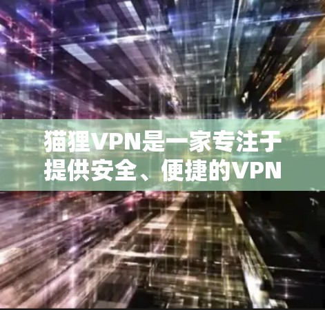 猫狸VPN是一家专注于提供安全、便捷的VPN服务的公司。它通过先进的技术和服务，帮助用户在安全、隐私和经济因素之间取得平衡，提供一个高效、可靠和安全的网络连接