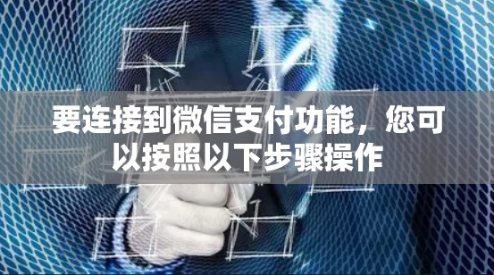 要连接到微信支付功能，您可以按照以下步骤操作