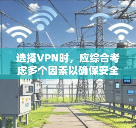 选择VPN时，应综合考虑多个因素以确保安全、高效和适用。以下是一步步的建议