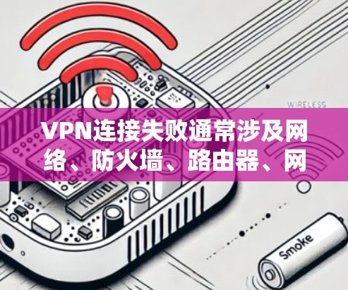 VPN连接失败通常涉及网络、防火墙、路由器、网线等多方面的问题。以下是解决VPN连接失败的步骤 VPN连接失败通常涉及网络、防火墙、路由器、网线等多方面的问题。以下是解决VPN连接失败的步骤