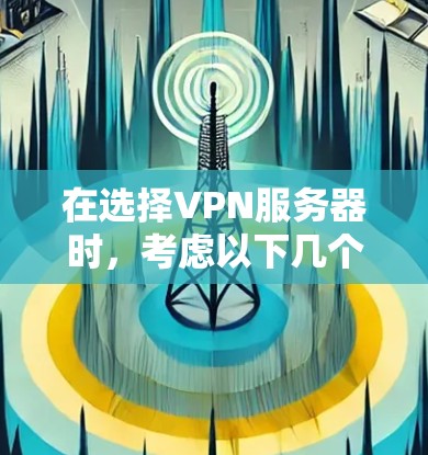 在选择VPN服务器时,考虑以下几个关键因素以确保最佳用户体验 在选择VPN服务器时,考虑以下几个关键因素以确保最佳用户体验