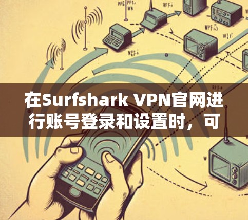 在Surfshark VPN官网进行账号登录和设置时，可以按照以下步骤进行操作