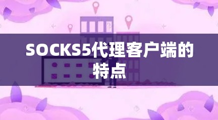 SOCKS5代理客户端的特点