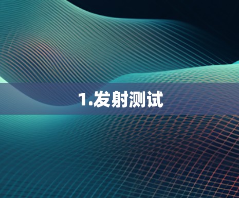 1.发射测试 1.发射测试