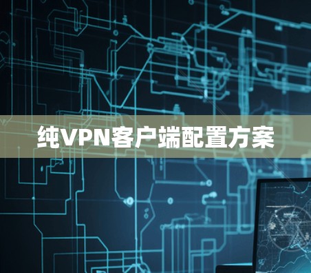 纯VPN客户端配置方案 纯VPN客户端配置方案