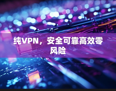 纯VPN，安全可靠高效零风险